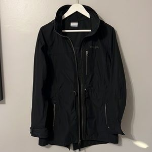 Women’s Black Columbia Raincoat